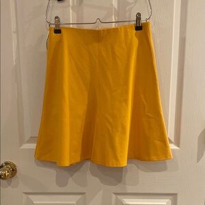 Yellow A-Line Skirt